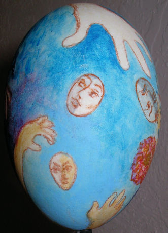 painted egg photo
